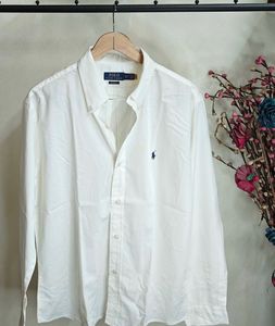 Polo Ralph Lauren White Button-Down Shirt