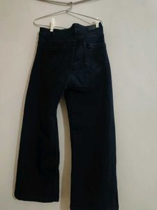 Wide Leg Black Jeans