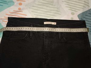 Levi's 710 Super Skinny Black Jeans
