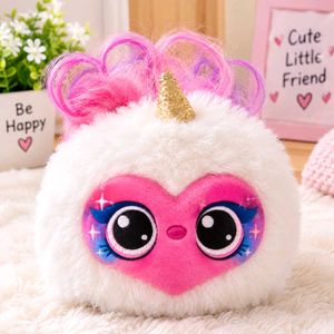 Cute Fluffy Unicorn Toy ( light with saund)