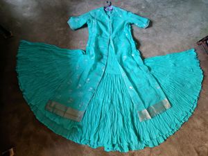 biba long double layer gown ..2 pcs