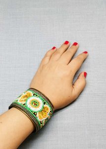 Boho Beaded Cuff Bracelet