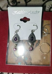 Elegant Ethnic Jhumka Earrings Set