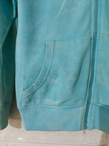 Blue Zip-Up Hoodie