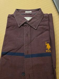 US Polo Assn Burgundy Shirt