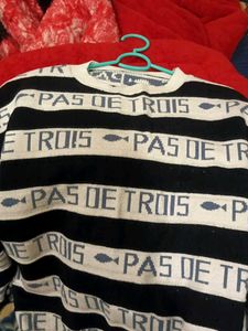 Striped "Pas De Trios" Sweater