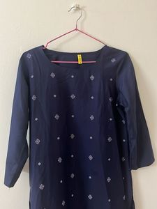 blue kurti