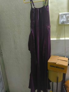 Elegant Purple Party Dress