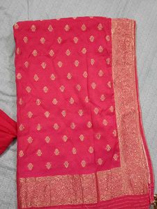 Embroidered Kurta Set with Dupatta