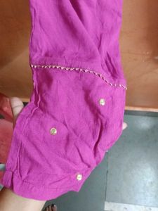 Beautiful Purple Kurta with Embellishments