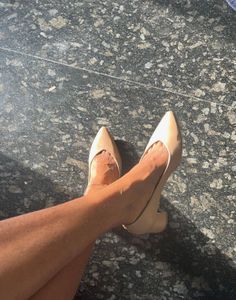 Chic Nude Pointed Toe Heels