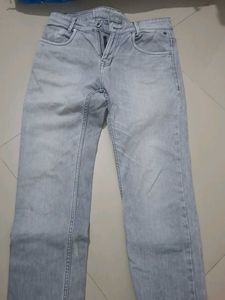 Light Wash Straight Leg Jeans
