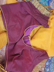 Beautiful Yellow Saree with Embellished Border