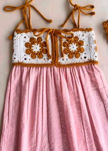 Boho Crochet Maxi Dress