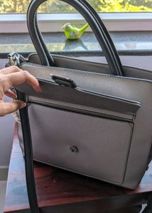 Branded Grey Purse