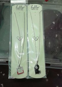 2 Pcs Cute Charm Necklaces