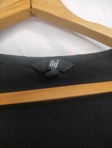 Sleeveless Black Blouse LR-8