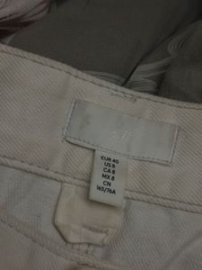 Cream Cargo Pants