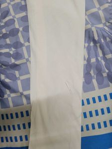 Off White Cotton Leggings Pant ⭐