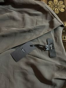 Olive Green V-Neck Tunic