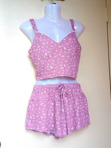forever21 Cute Floral Print nightsuits Set