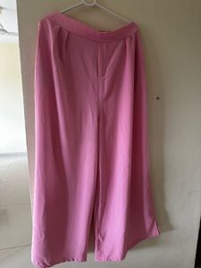 Chic Pink Palazzo Pants