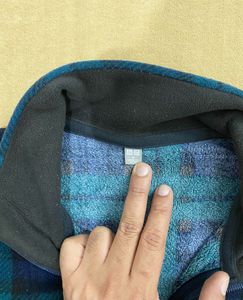 UNIQLO Plaid Fleece Zip Jacket