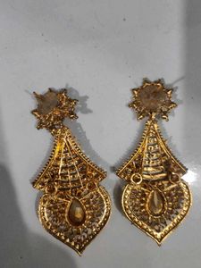 Gold-tone Dangle Earrings