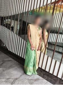 Elegant Gold Banarasi Saree