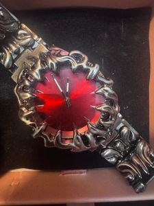 Grunge Red Eclipse Gothic Claw Watch