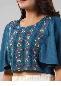 Embroidered Top/ blouse