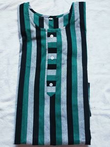 Women Striped Kurti..(New)
