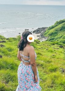 Floral Cutout Maxi Dress