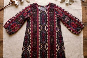 Boho Paisley Print Kurta