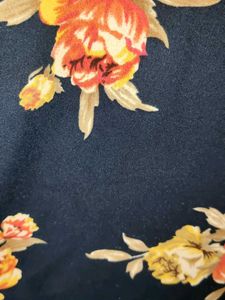Floral Cold Shoulder Dress