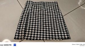 black and white crop top with skirt