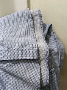 Peter England Blue Textured Shirt