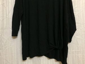 Betty Black Long Sleeve Top