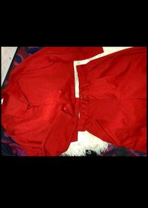 Red Co-ord Set - Cropped Blazer &amp; Trousers