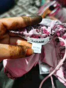 Floral Ruched Crop Top