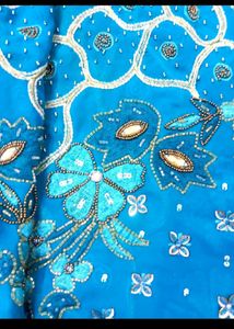 Full Embroidered Saree For Festival