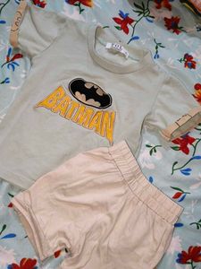 Boys' Batman T-Shirt & Shorts Set