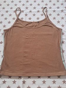 Comfortable Brown Camisole Top