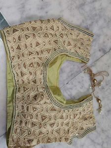Embellished Golden Blouse