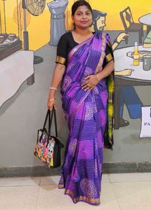 pure silk Vibrant Saree