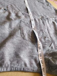 100% Cotton Men's Casual Shirt | Grey