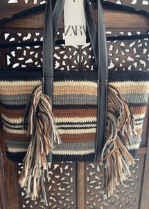 Zara Limited Edition Bohemian Hand Bag From NYC