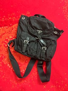Prada Black Nylon Backpack