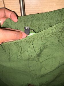 Chic Green Elephant Embroidered Kurta