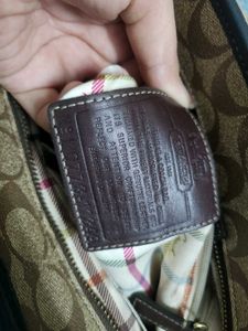 og Coach Signature heritage bag 🤎🧸